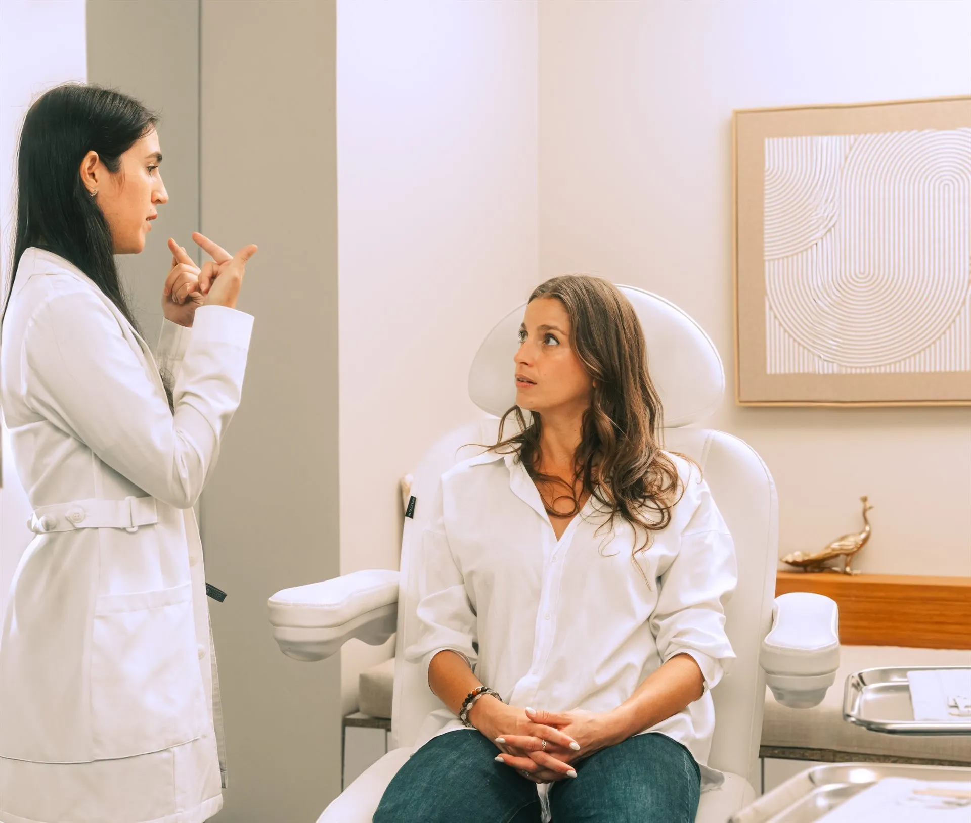 Woman shown in natural profile near Pravan Esthetics in San Juan